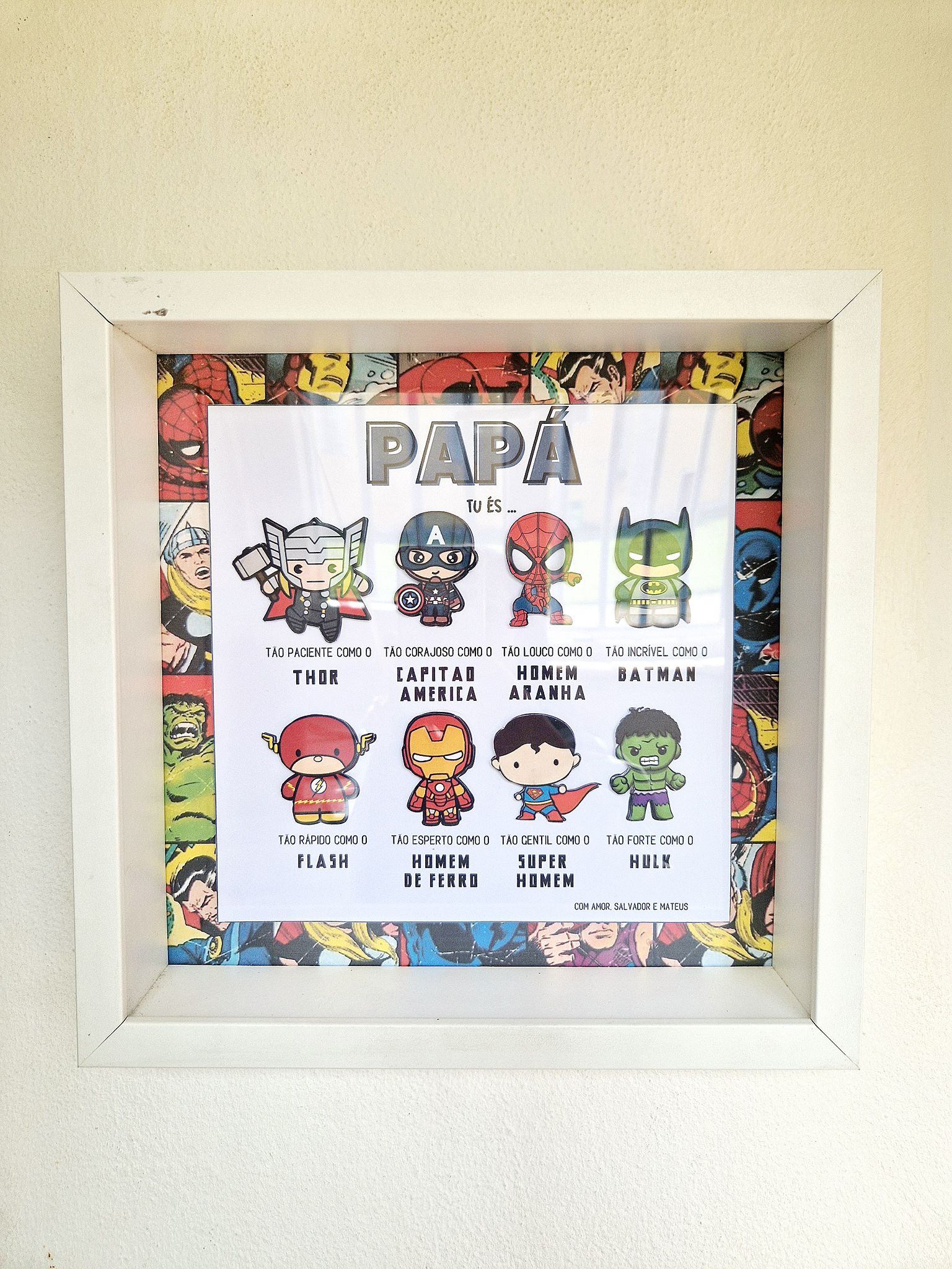 Moldura Super-Herói